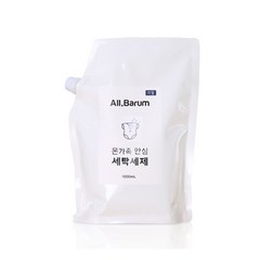 올바름 온가족 안심 무향 세탁세제 리필, 1개, 1000ml