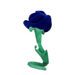 해솔 플라워 꽂이 장식 철사 홀더 인형, 85cm, 장미 블루