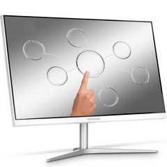 크로스오버 60.5cm FHD IPS HDR 정전압 터치 모니터, 24TOUCH75(일반)