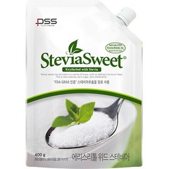 펄세스 에리스리톨 위드 스테비아 스위트 파우치, 400g, 1개