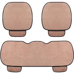 리버폭스 자동차 극세사 방석 앞좌석 2p + 뒷좌석 세트, 핑크, 1세트
