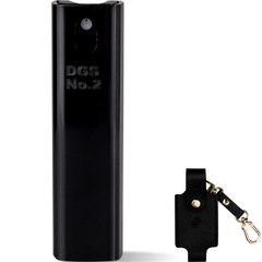 여성용 휴대용 호신용 스프레이 페퍼 블랙 DGS-2 + 홀스터 랜덤발송 세트, 1세트