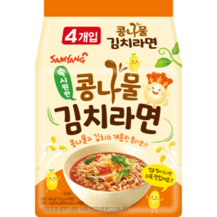 삼양 콩나물김치라면 115g, 4개