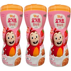 프로엠 유아용 까까 요거트 딸기스낵 통 50g, 3개, 딸기맛