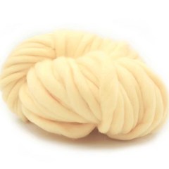 위튼 두꺼운 양모 뜨개질 DIY 털실, 1개, 옐로우