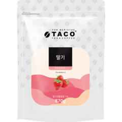 타코 딸기 파우더 라떼분말, 870g, 1개입, 1개
