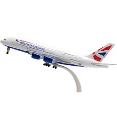 모형 비행기 다이캐스트 20cm, 20_17 영국항공 A380
