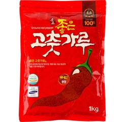 좋은고춧가루 청양 김치 깍두기양념용 국산 고춧가루, 1kg, 1개