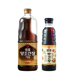 샘표 양조간장701 1.7L + 맛간장 500ml, 1세트