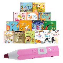 레인보우 세이펜 32G 핑크 RTR-4000BS + 뉴 레드팡 그림책 15권, 한국차일드아카데미