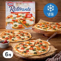 리스토란테 모짜렐라 피자 (냉동), 355g, 6개
