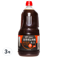 이엔푸드 돈부리노타레소스, 1800ml, 3개