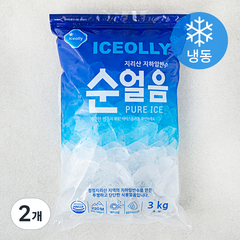 아이스올리 순얼음 (냉동), 2개, 3kg