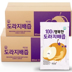 예진원 국내산 도라지배즙, 80ml, 2개