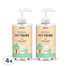 마미바티 아기 주방세제, 500g, 4개