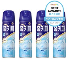 홈키파 수성 에어졸 무향, 500ml, 4개