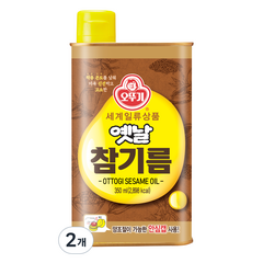 오뚜기 옛날참기름, 2개, 350ml