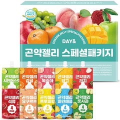 참앤들황토농원 데이앤 곤약젤리 스페셜 10종 x 3p 세트, 3900ml, 1세트