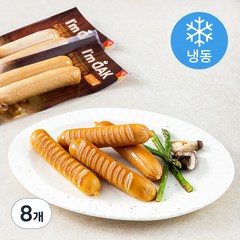 아임닭 닭가슴살 프랑크 소시지 오리지널 (냉동), 120g, 8개