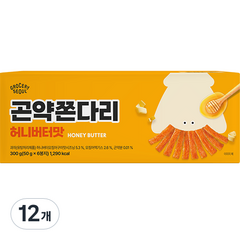 그로서리서울 곤약쫀다리 허니버터맛, 50g, 12개