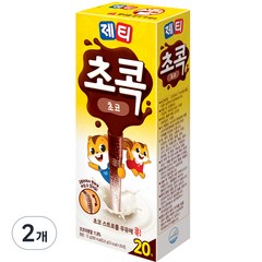 제티 초콕 초코렛맛, 3.6g, 20개입, 2개