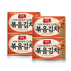 동원 양반 볶음김치, 160g, 4개