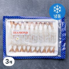 다이아몬드 흰다리새우살 20미 (냉동), 450g, 3개