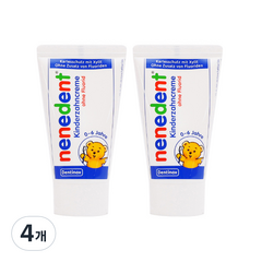 네네덴트 무불소 어린이 치약, 50ml, 4개