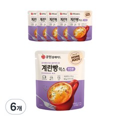 큐원 홈메이드 홈메이드 계란빵믹스, 6개, 50g