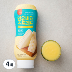 삼립 연유버터 스프레드, 500g, 4개