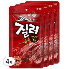 샘표 질러 크레이지핫 육포, 70g, 4개