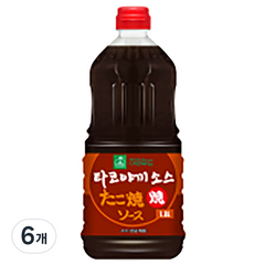 이엔 타코야끼 소스, 1800ml, 6개