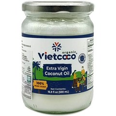 비엣코코 유기농 버진 코코넛오일, 1개, 500ml