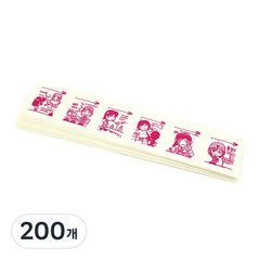 메디페이퍼 디자인 약포지 6포 곰신, 분홍, 200개