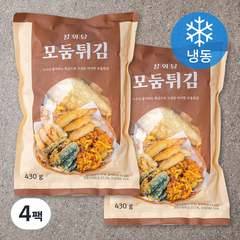 창화당 모둠튀김 (냉동), 430g, 4팩