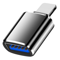 구스페리 USB A to 라이트닝 아이폰 3.0 변환 OTG 젠더, 1개, 3.3cm