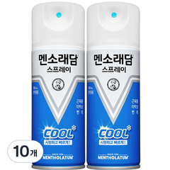 멘소래담 쿨 스프레이파스 에스 180ml, 1개입, 10개