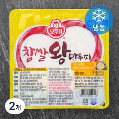 오뚜기 찹쌀 왕만두피 (냉동), 340g, 2개