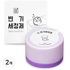 깔끔대장 깨끗한보라 변기세정제, 150g, 2개