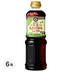 기꼬만 토쿠센 마루다이쥬 겐넨 간장, 750ml, 6개