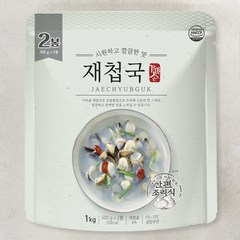 시원하고 깔끔한맛 재첩국 2입, 1kg, 1개