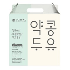 서울대밥스누 쌀눈으로 더 똑똑한 약콩두유, 16개, 190ml