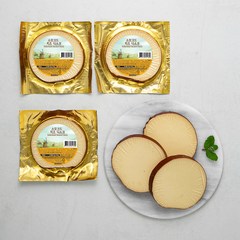 스모크 디스크 치즈, 100g, 3입