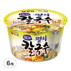 멸치칼국수 사발 75g, 6개