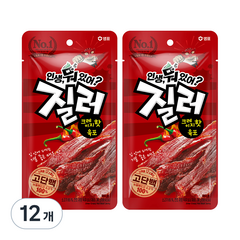 샘표 질러 크레이지핫 육포, 30g, 12개