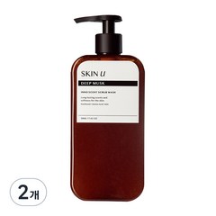 스킨유 이노센트 머스크 스크럽워시, 2개, 500ml