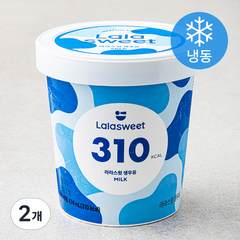 라라스윗 생우유 아이스밀크 (냉동), 474ml, 2개