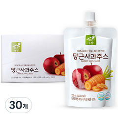 맑은농장 당근사과주스, 1L, 3개