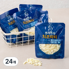 뿌려뿌려 치즈파티 모짜렐라 치즈, 40g, 24개