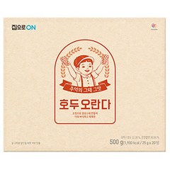 청정원 추억의 전통강정 집으로ON 호두오란다 20p, 500g, 1개